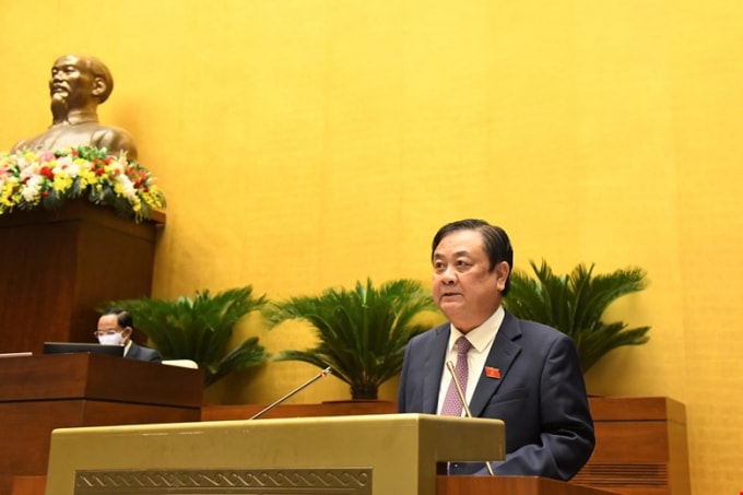 Bộ trưởng Bộ Nông nghiệp và Phát triển Nông thôn Lê Minh Hoan.