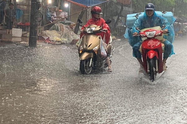 Hà Nội, Đông Bắc Bộ, Bắc Trung Bộ mưa to đến rất to. (Ảnh minh họa: vietnamnet)