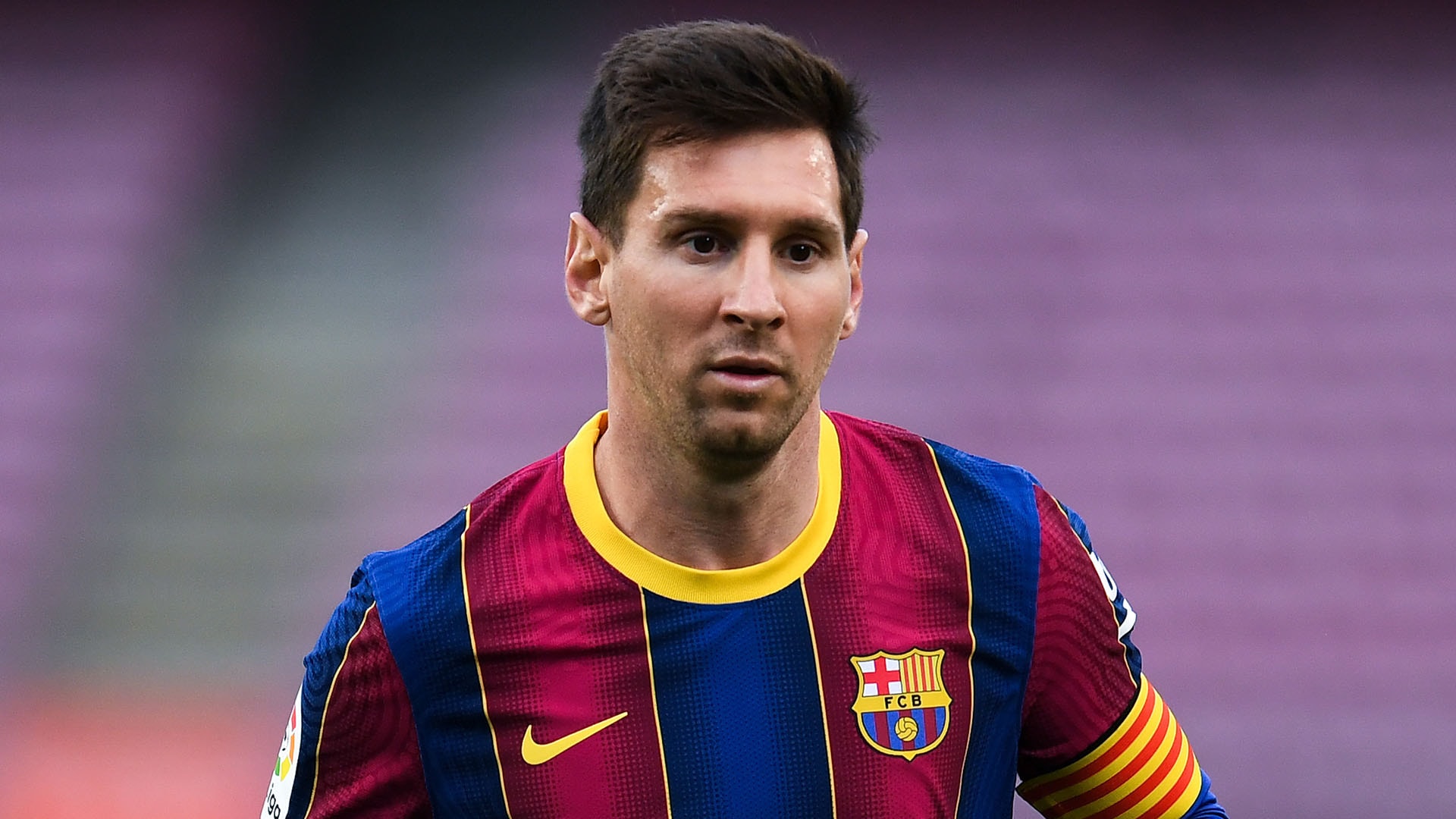 Ngôi sao số một trong lịch sử CLB Barca đang tạm thời không có bến đỗ. Ảnh: Getty