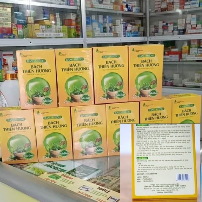 Sản phẩm Răng miệng Bách Thiên Hương do Công ty TNHH dược phẩm Mailisa Group sản xuất.