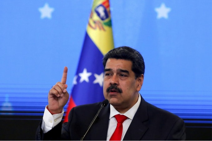 Tổng thống Venezuela Nicolas Maduro trong cuộc họp báo vào ngày 8/12/2020. (Nguồn: Manaure Quintero/Reuters).