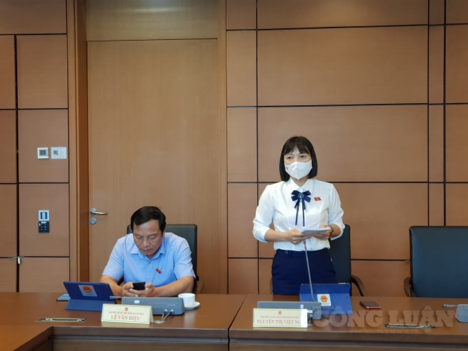 Đại biểu Quốc hội Nguyễn Thị Việt Nga (đoàn Hải Dương).