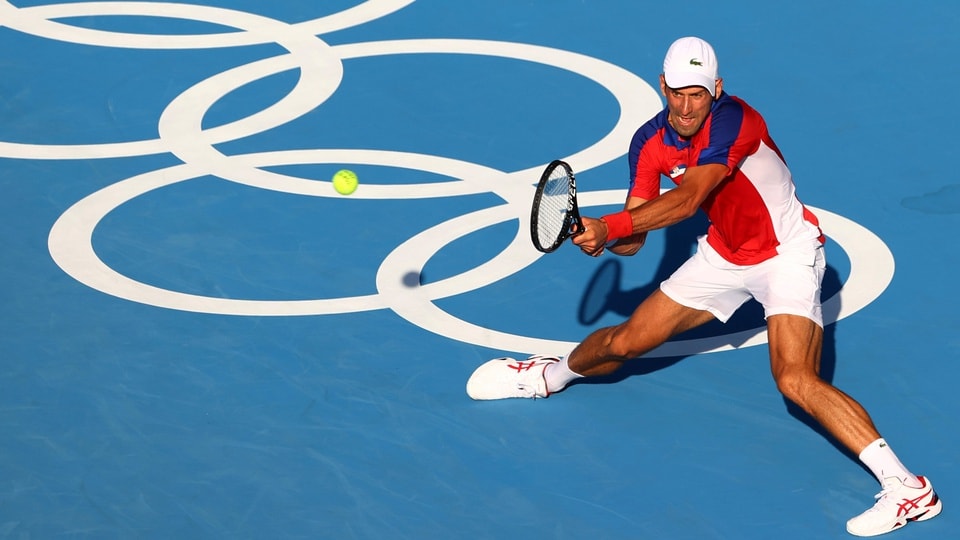 Tay vợt Djokovic vào vòng 2 Thế vận hội Olympic Tokyo 2020. Ảnh: Reuters
