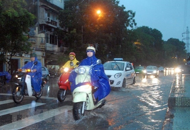 Hà Nội, Đông Bắc Bộ, Bắc Trung Bộ mưa to đến rất to. (Ảnh minh họa)
