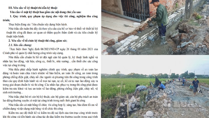 Những quy định và thực tế đang diễn ra tại dự án hoàn toàn khác xa nhau.