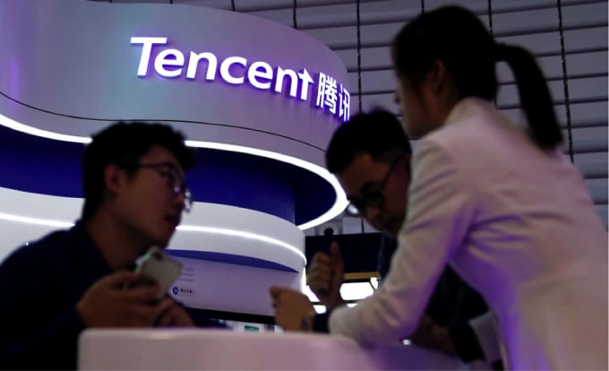 Trung Quốc giáng đòn mới nhất lên “ông lớn” công nghệ Tencent. Ảnh: CNBC/ Getty Images.