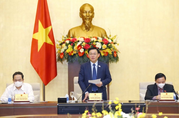 Chủ tịch Quốc hội Vương Đình Huệ