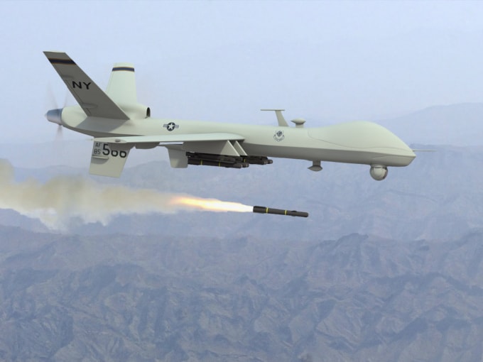 Máy bay không người lái Predator B (MQ-9 Reaper) của không quân Mỹ - Ảnh: USarmy