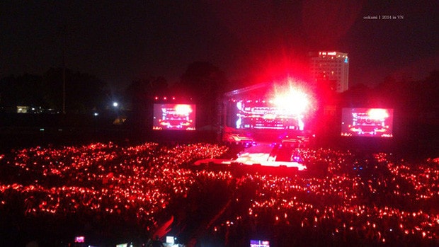 Những concert của sao Kpop vẫn thu hút lượng khán giả khủng.