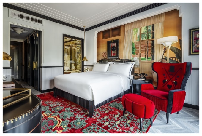 Mỗi phòng nghỉ tại KS Capella Hanoi lại mang một câu chuyện khác nhau.