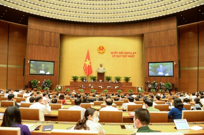 Quang cảnh phiên họp chiều nay.