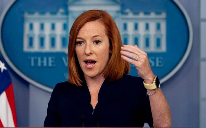 Thư ký Báo chí Nhà Trắng Jen Psaki - Ảnh: Getty