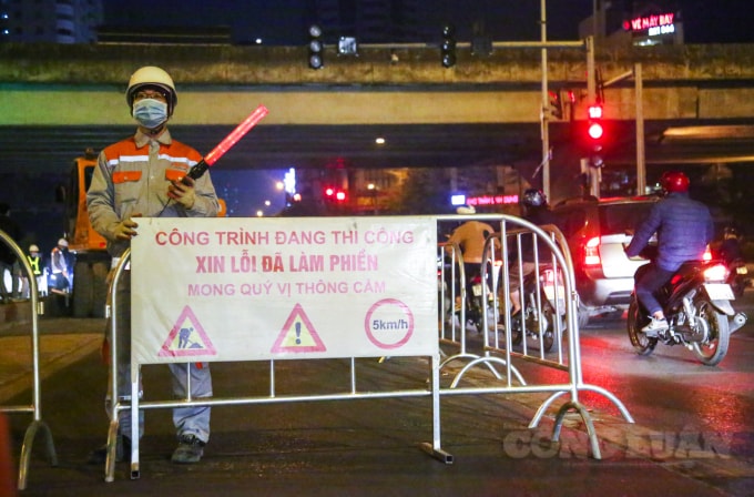 Dự án xây dựng hầm chui Lê Văn Lương là 1 trong 6 dự án giao thông được tiếp tục thi công trong thời gian TP.Hà Nội thực hiện giãn cách theo Chỉ thị 16