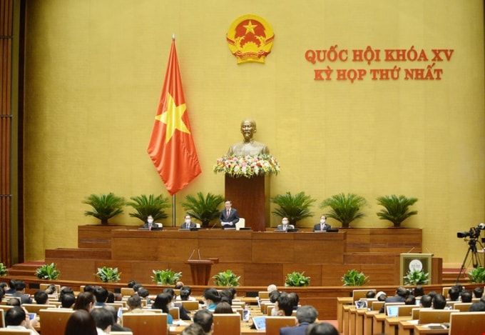 Tại kỳ họp này, Chủ tịch Quốc hội Vương Đình Huệ đã điều hành nội dung về kiện toàn nhân sự - nội dung quan trong nhất của Kỳ họp thứ nhất.