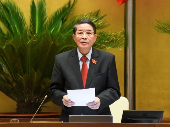 Phó Chủ tịch Quốc hội Nguyễn Đức Hải điều hành thông qua Nghị quyết.