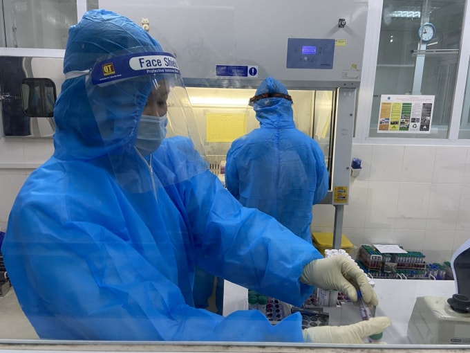 CDC xét nghiệm mẫu