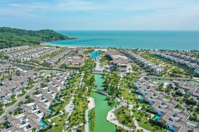 Khu nghỉ dưỡng New World Phu Quoc Resort – một trong những dự án mới của Sun Group tại Phú Quốc.