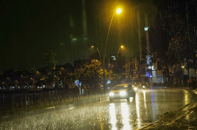 Bắc Bộ và Thanh Hóa mưa lớn. (Ảnh minh hoa: Dân Việt)