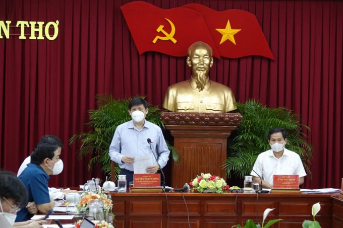 Bộ trưởng Nguyễn Thanh Long công tác tại Cần Thơ (ảnh TL).