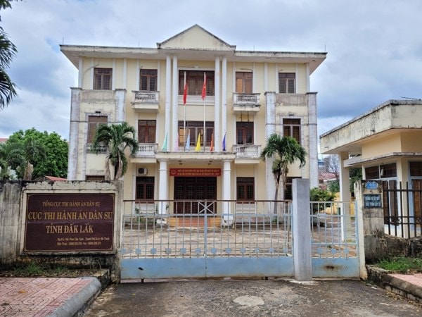 Trụ sở Cục thi hành án dân sự tỉnh Đắk Lắk