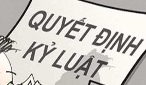 Ủy ban Kiểm tra Thành ủy quyết định thi hành kỷ luật đảng viên Hoàng Kim Tuyến và đảng viên Vũ Đức Phương bằng hình thức cảnh cáo. (Ảnh: Minh họa)