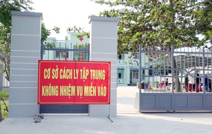 Một cơ sở cách ly tập trung tại Quảng Nam.