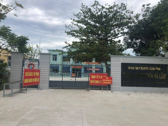 Cơ sở cách ly tập trung tại thị trấn Hà Lam, huyện Thăng Bình, Quảng Nam (Ảnh: Trần Hậu).