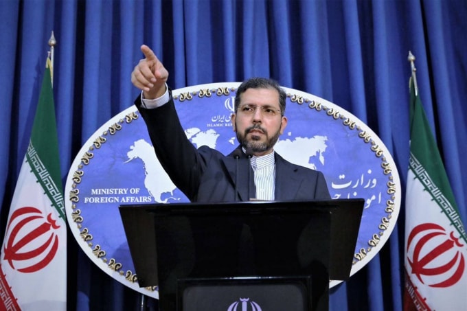 Người phát ngôn Bộ Ngoại giao Iran Saeed Khatibzadeh - Ảnh: Shafaq News