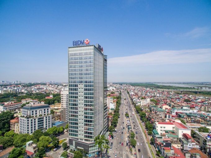 Trụ sở Ngân hàng BIDV.