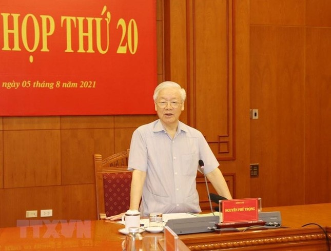 Tổng Bí thư Nguyễn Phú Trọng, Trưởng Ban Chỉ đạo Trung ương về phòng, chống tham nhũng. Ảnh: TTXVN
