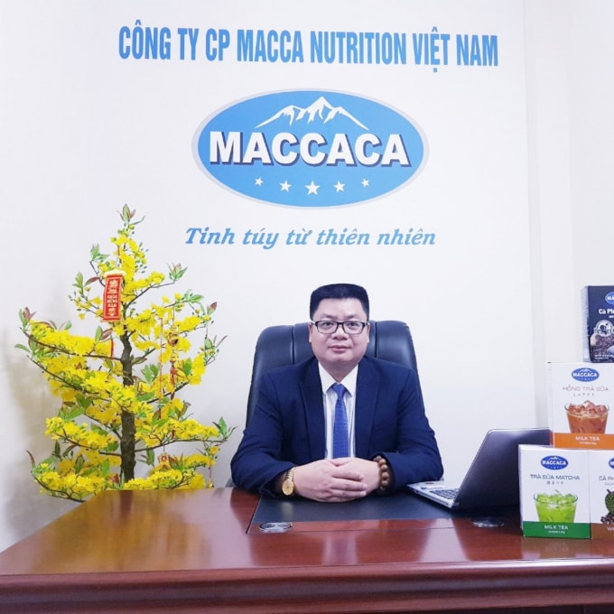 Ông Lê An Trung, Chủ tịch HĐQT kiêm Tổng Giám đốc Công ty Cổ phần Tập đoàn Maccaca Việt Nam.