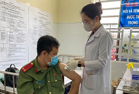 Bình Dương dự kiến tiêm 325.000 liều vắc xin trong 10 ngày. Ảnh: Website tỉnh Bình Dương.