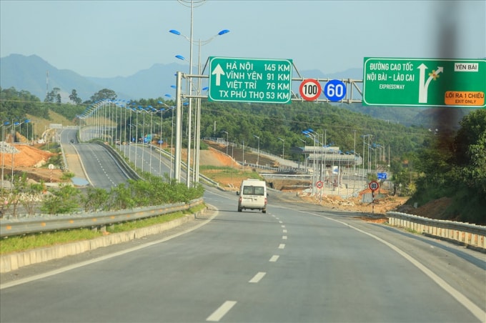 Việc kết nối với đường cao tốc Hà Nội- Lào Cai sẽ rút ngắn thời gian đi lại từ Hà Nội đến Hà Giang và ngược lại.