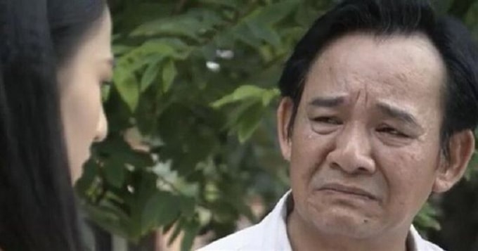 Nghệ sĩ Quang Tèo với vai ông Bá trong “Cô gái nhà người ta”.