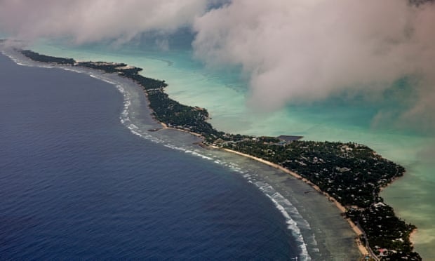 Kiribati nhìn từ trên cao. Ảnh: GI