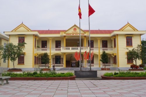 Công sở xã Tế Lợi, huyện Nông Cống - nơi đối tượng Lường Khắc Nam đang công tác