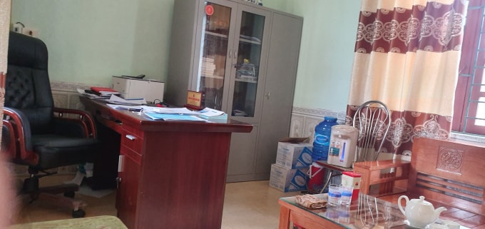 Phòng làm việc của ông Lường Khắc Nam, Chủ tịch UBND xã Tế Lợi - là một trong những đối tượng bị cơ quan CA bắt khi đang tham gia đánh bạc vào ngày 6/8.