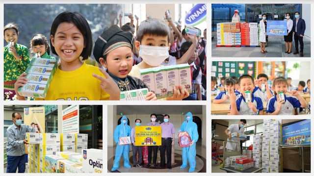 Các chương trình vì cộng đồng thiết thực giúp Vinamilk luôn có được sự yêu mến của người tiêu dùng.