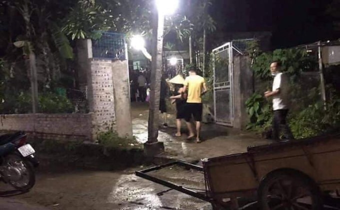 Căn nhà nơi nạn nhân sinh sống.