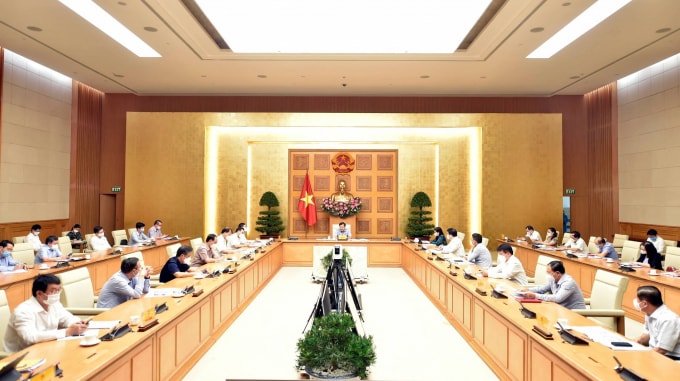 Quang cảnh cuộc họp Ban Chỉ đạo điều hành giá.