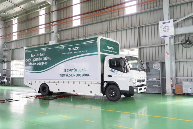 Một chuyếc nữa đã hoàn thành và Ban lãnh đạo THACO đã sẵn sàng chuyển đi theo chương trình hỗ trợ tiêm chủng vắc xin phòng, chống Covid-19.