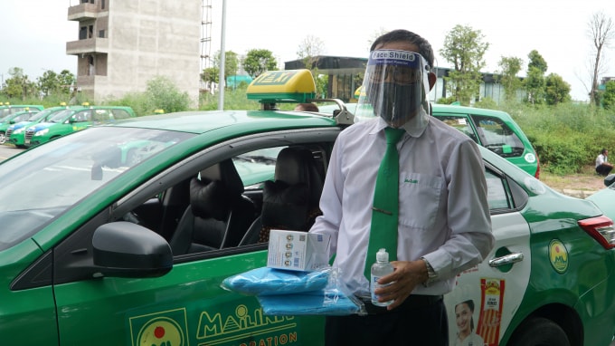 Sở GTVT Hà Nội đề nghị các đơn vị kinh doanh vận tải hành khách bằng taxi trên địa bàn hỗ trợ công tác phòng chống dịch COVID-19. Ảnh minh họa