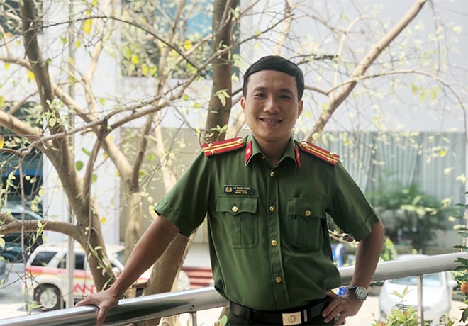 Trung tá, nhà báo Lê Thanh Tăng