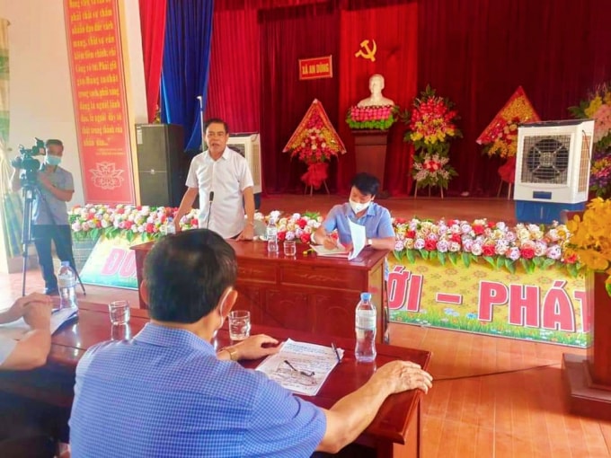 Chủ tịch UBND tỉnh Võ Trọng Hải chủ trì làm việc với các cấp, ngành và công ty Khánh Giang