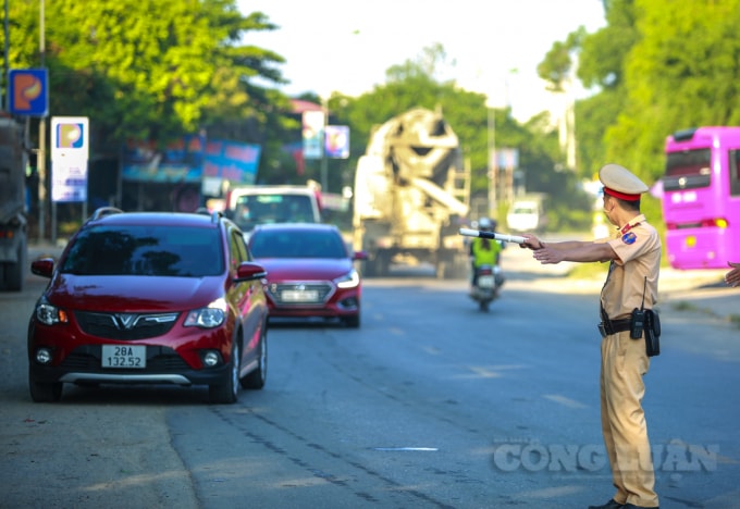 Một chốt kiểm soát dịch tại huyện Chương Mỹ (ảnh minh họa).