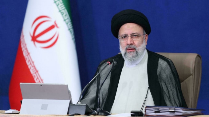 Tổng thống Iran Ebrahim Raisi chủ trì cuộc họp nội các vào ngày 8 tháng 8 năm 2021. Ảnh: AFP