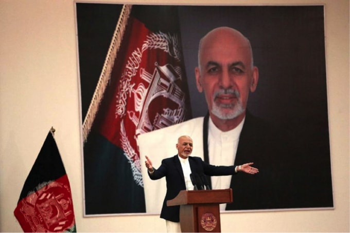 Nhiệm kỳ tổng thống đầu tiên của ông Ashraf Ghani bắt đầu vào năm 2015. Ảnh: BBC.
