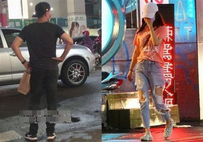 Cặp đôi bị bắt gặp cãi nhau gay gắt ngay trên đường.