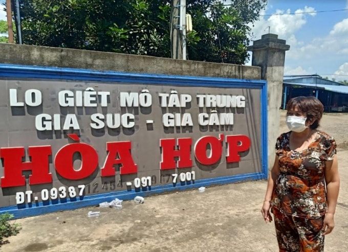 Điểm giết mổ tập trung đã được mở cửa hoạt động và tiếp tục được gia công cho Công ty Vissan.