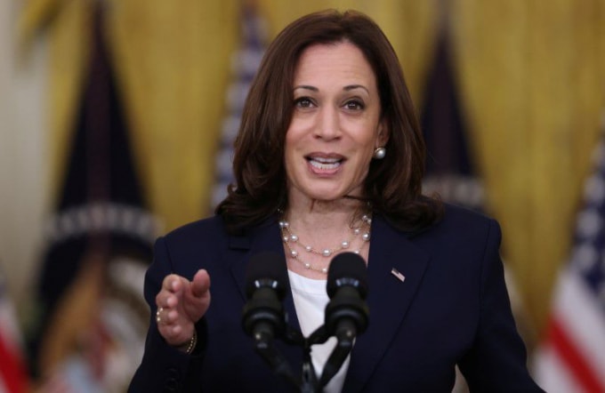 Phó Tổng thống  Kamala Harris. Ảnh: Reuters